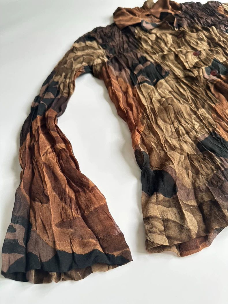 Issey Miyake ISSEY MIYAKE Early Leaf Print Shirt Jacket - dmc Size US L / EU 52-54 / 3 - 6 Thumbnail