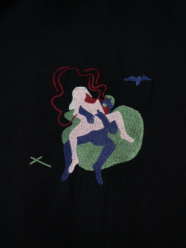 Undercover Undercover x Carne Bollente Embroidered Shirt - dmc Size US M / EU 48-50 / 2 - 4 Thumbnail
