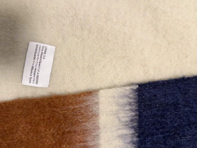 Loewe Loewe Mohair Striped Scarf - dmc Size ONE SIZE - 2 Thumbnail
