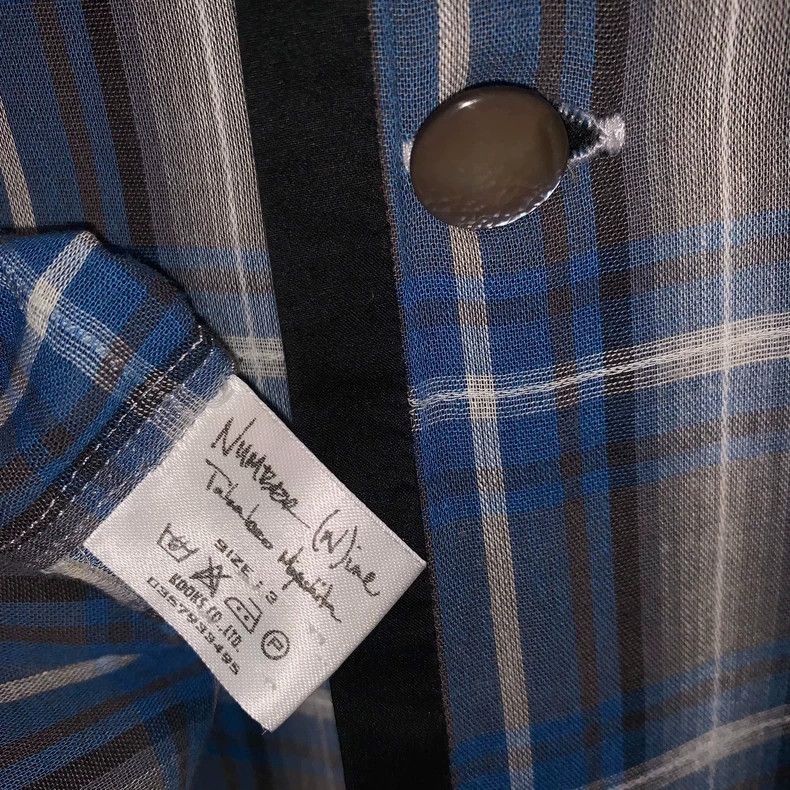 Number (N)ine Number Nine Plaid Short Sleeve Shirt - dmc Size US L / EU 52-54 / 3 - 5 Thumbnail