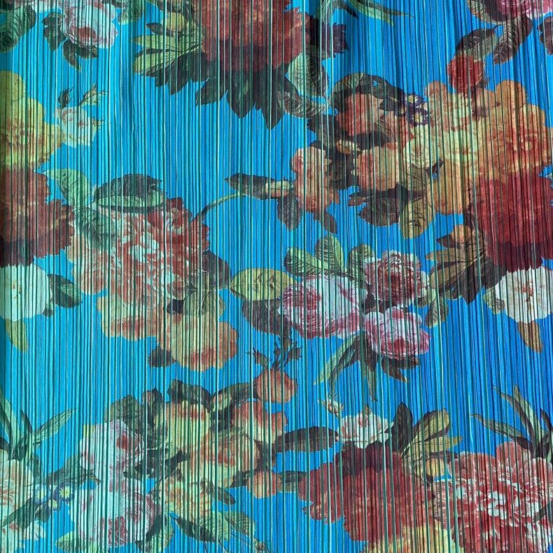 Issey Miyake Issey Miyake Vintage Pleated Floral Skirt - dmc Size US 30 / EU 46 - 3 Thumbnail