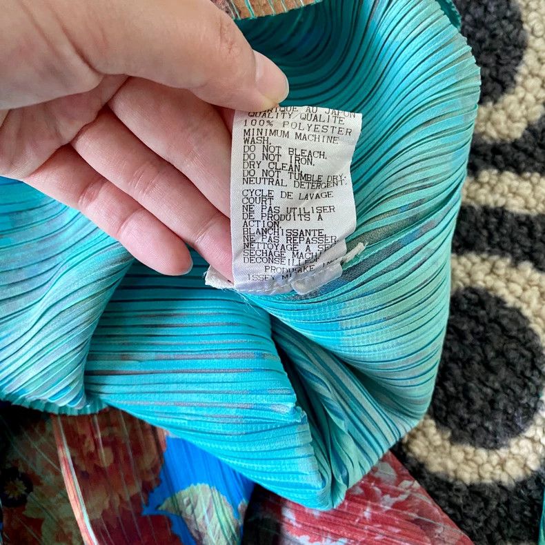Issey Miyake Issey Miyake Vintage Blue Pleated Long Sleeve - dmc Size US M / EU 48-50 / 2 - 8 Thumbnail