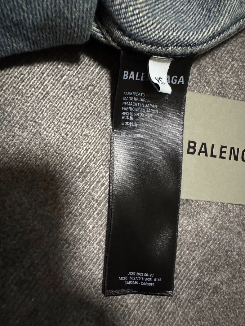 Balenciaga Balenciaga Denim Short Sleeve Shirt - dmc Size US XS / EU 42 / 0 - 4 Thumbnail