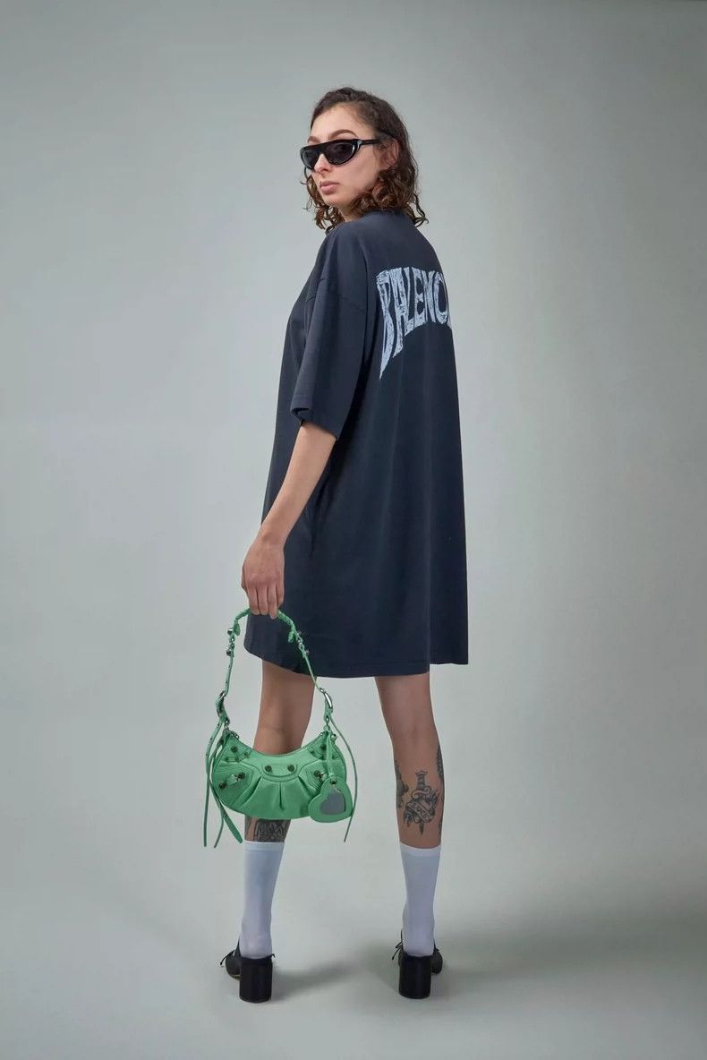 Balenciaga Balenciaga Paris Back Letter Short Sleeve Tee - dmc Size US M / EU 48-50 / 2 - 6 Thumbnail