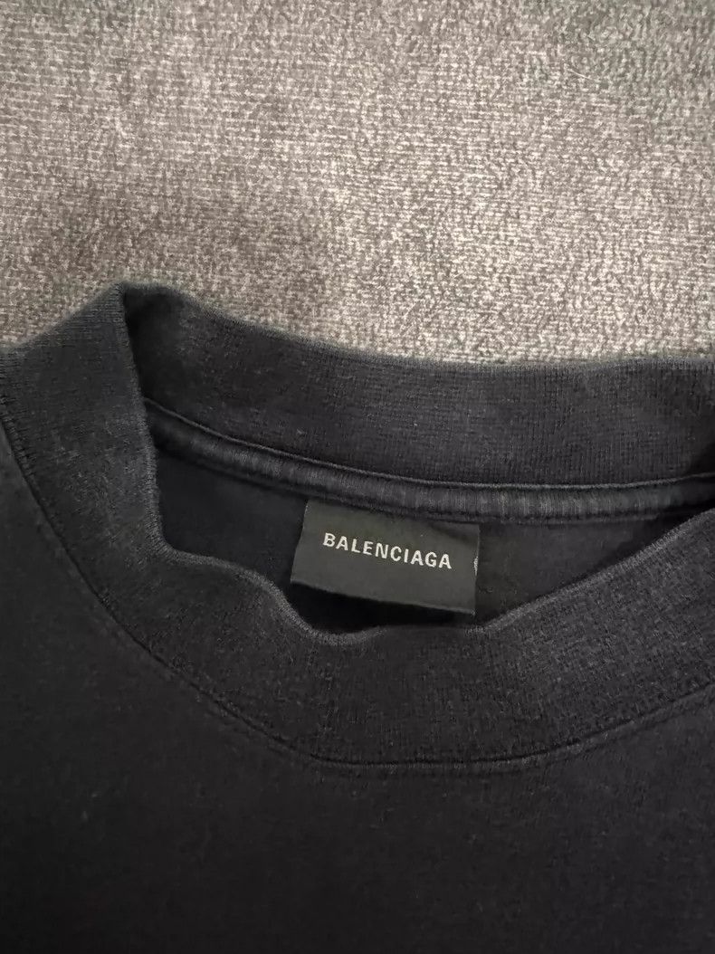 Balenciaga Balenciaga Paris Back Letter Short Sleeve Tee - dmc Size US M / EU 48-50 / 2 - 3 Thumbnail