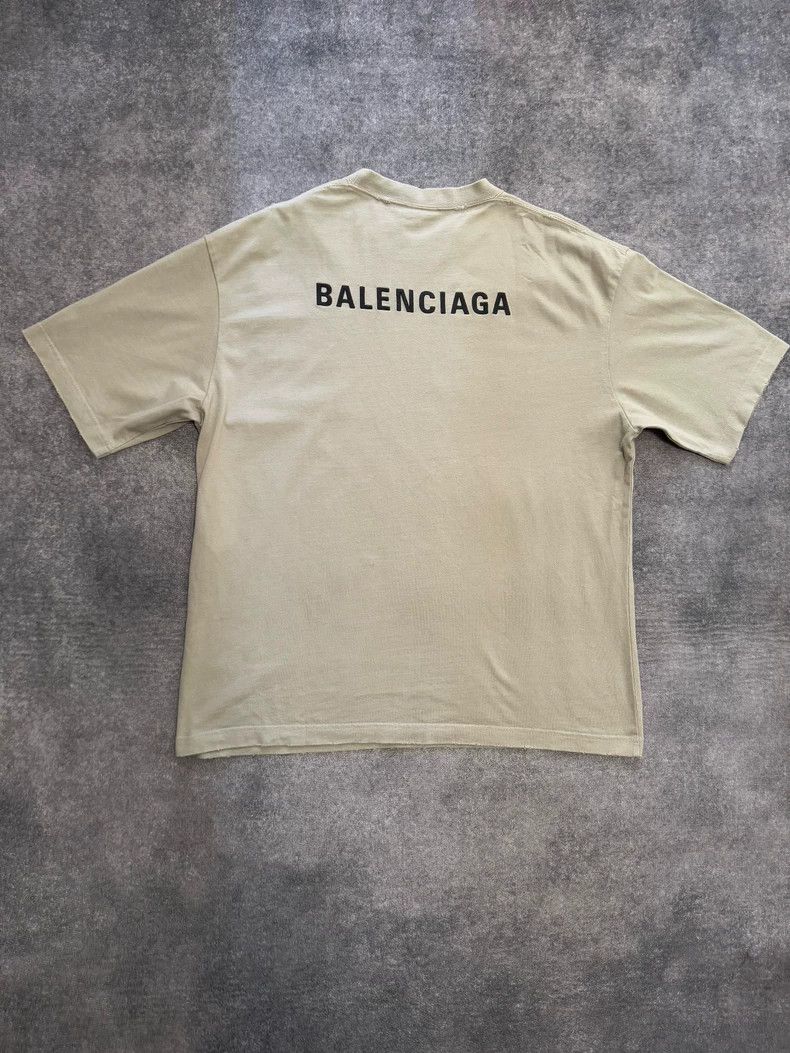 Balenciaga Balenciaga Embroidered Short Sleeve T-shirt - dmc Size US L / EU 52-54 / 3 - 2 Thumbnail