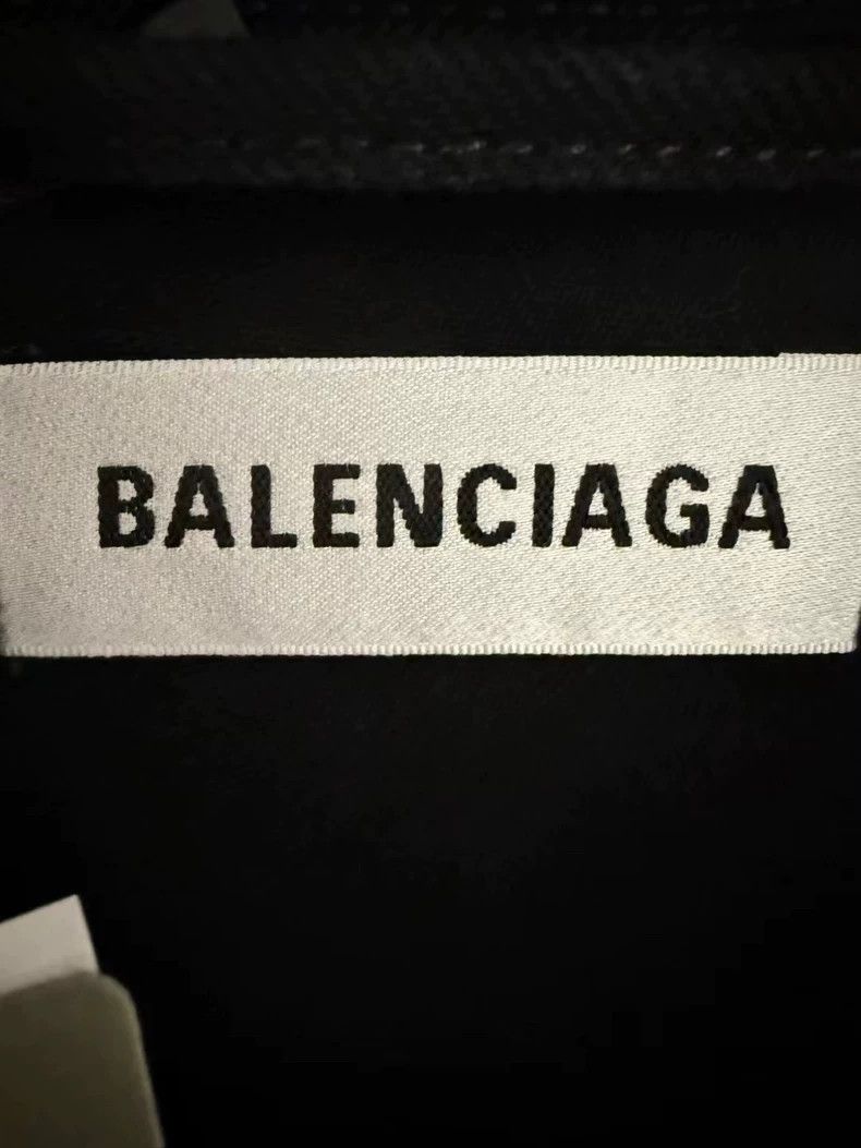 Balenciaga Balenciaga Black Denim Jacket with Crystals - dmc Size US M / EU 48-50 / 2 - 3 Thumbnail