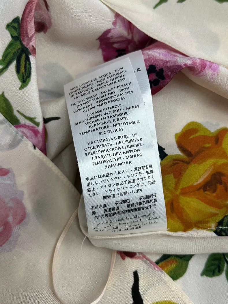Gucci Gucci Silk Floral Print Sleeveless Top - dmc Size US M / EU 48-50 / 2 - 7 Thumbnail