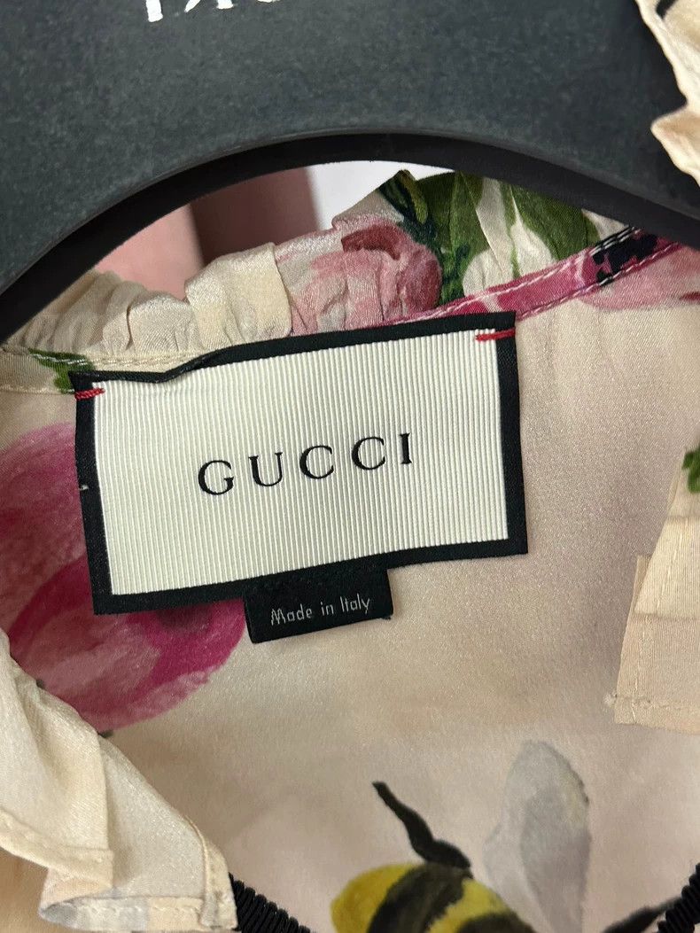 Gucci Gucci Silk Floral Print Sleeveless Top - dmc Size US M / EU 48-50 / 2 - 3 Thumbnail
