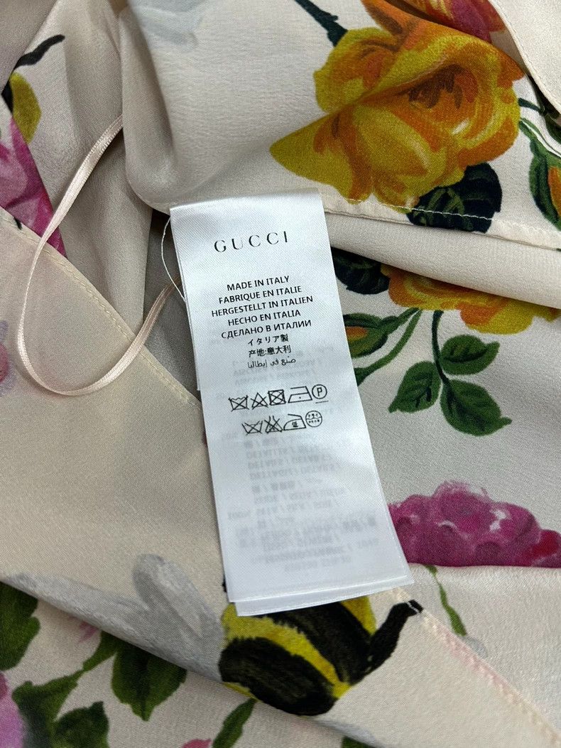 Gucci Gucci Silk Floral Print Sleeveless Top - dmc Size US M / EU 48-50 / 2 - 5 Thumbnail