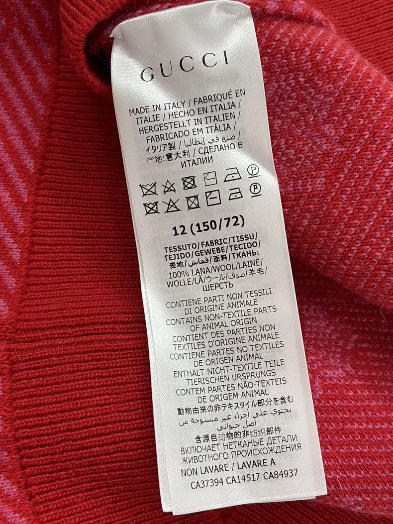 Gucci Gucci Pink Logo Knit Cardigan - dmc Size US S / EU 44-46 / 1 - 5 Thumbnail