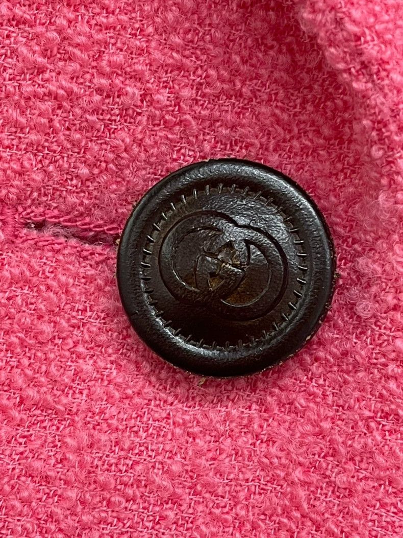 Gucci Gucci Pink Wool Coat - dmc Size US M / EU 48-50 / 2 - 4 Thumbnail