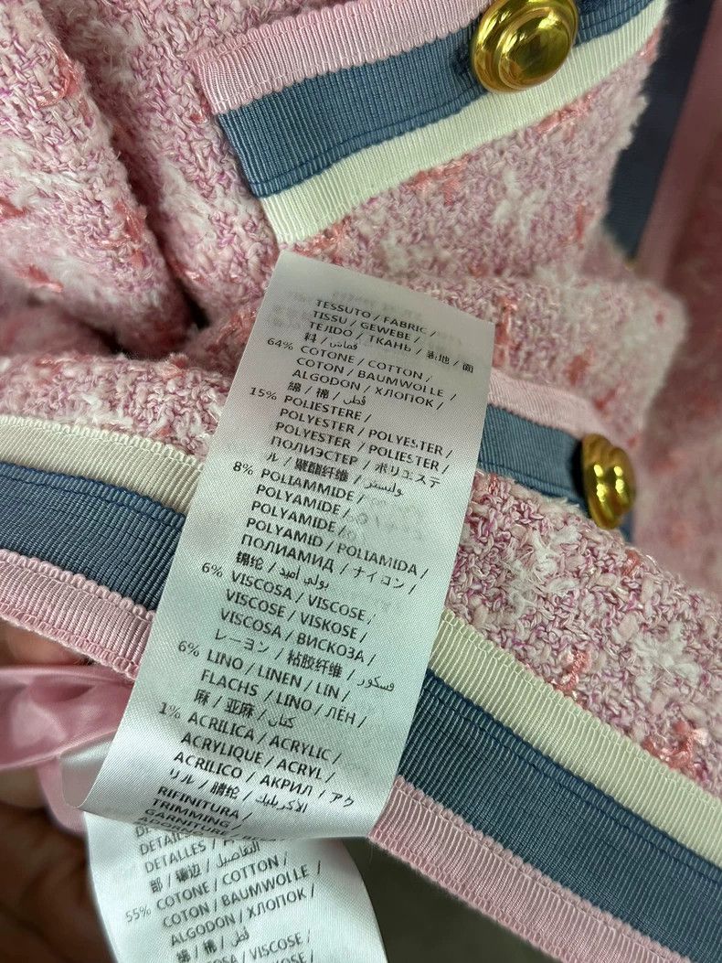 Gucci Gucci Pink Knit Gold Button Jacket - dmc Size US S / EU 44-46 / 1 - 7 Thumbnail