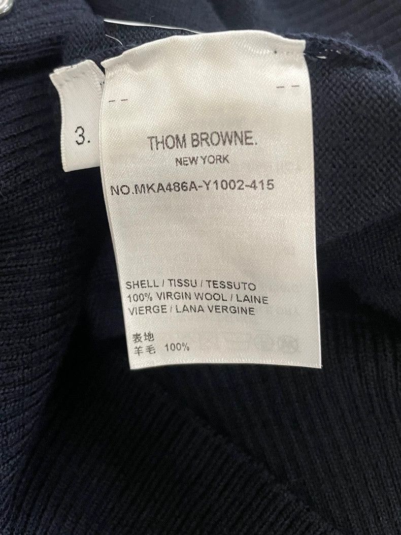 Thom Browne Thom Browne Wool Dog Stripe Knit Sweater - dmc Size US M / EU 48-50 / 2 - 3 Thumbnail