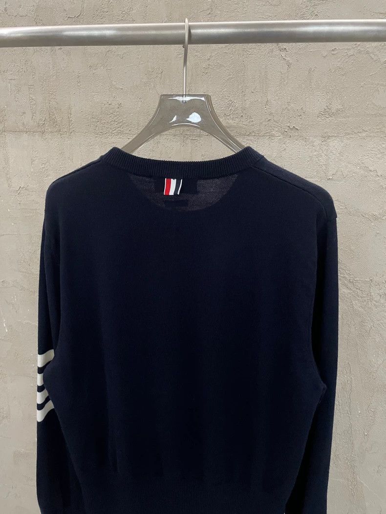 Thom Browne Thom Browne Wool Dog Stripe Knit Sweater - dmc Size US M / EU 48-50 / 2 - 5 Thumbnail