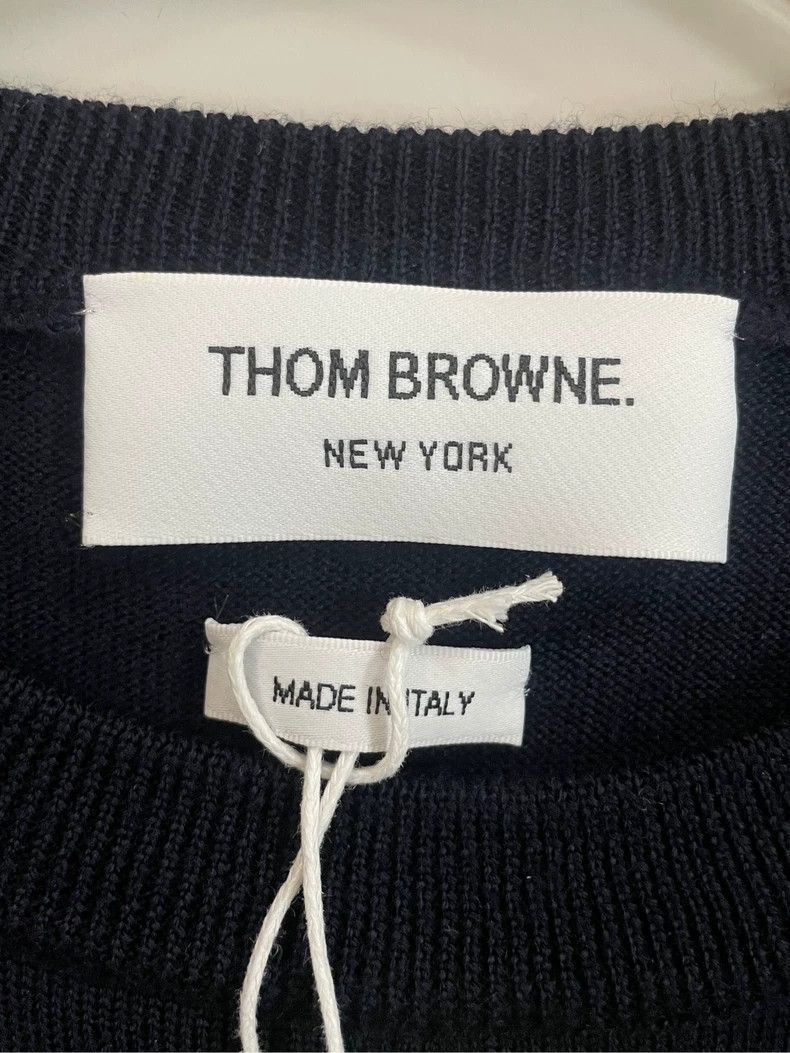 Thom Browne Thom Browne Wool Dog Stripe Knit Sweater - dmc Size US M / EU 48-50 / 2 - 7 Thumbnail