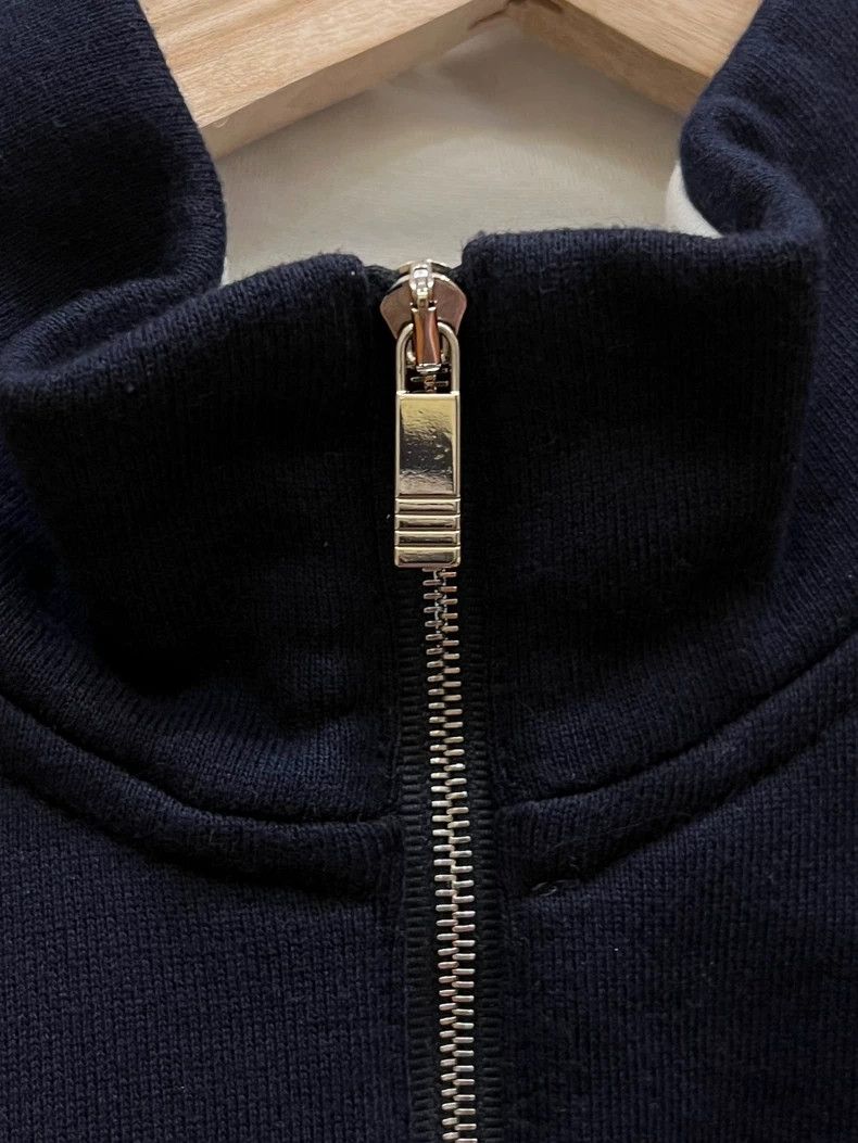 Thom Browne Thom Browne Colorblock Half-Zip Sweatshirt - dmc Size US M / EU 48-50 / 2 - 7 Thumbnail