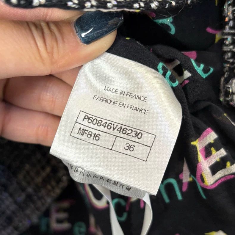 Chanel CHANEL Beach Series Tweed Jacket - dmc Size US M / EU 48-50 / 2 - 5 Thumbnail