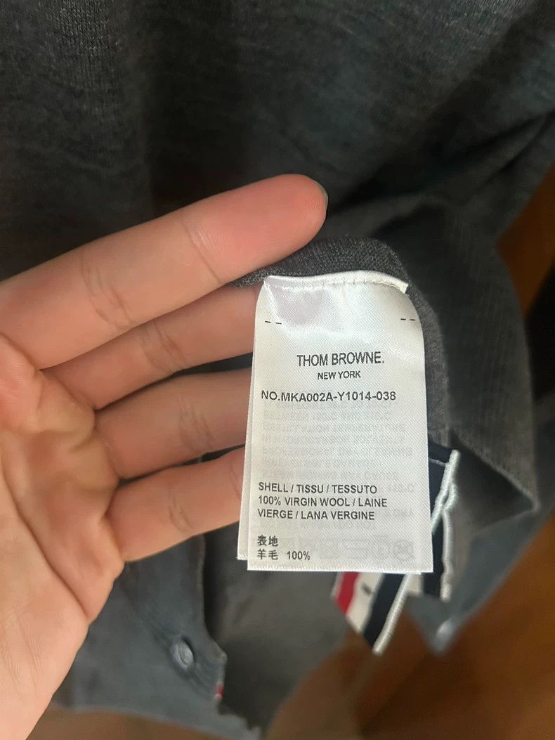 Thom Browne Thom Browne Gray Wool Knit Sweatshirt - dmc Size US XS / EU 42 / 0 - 4 Thumbnail