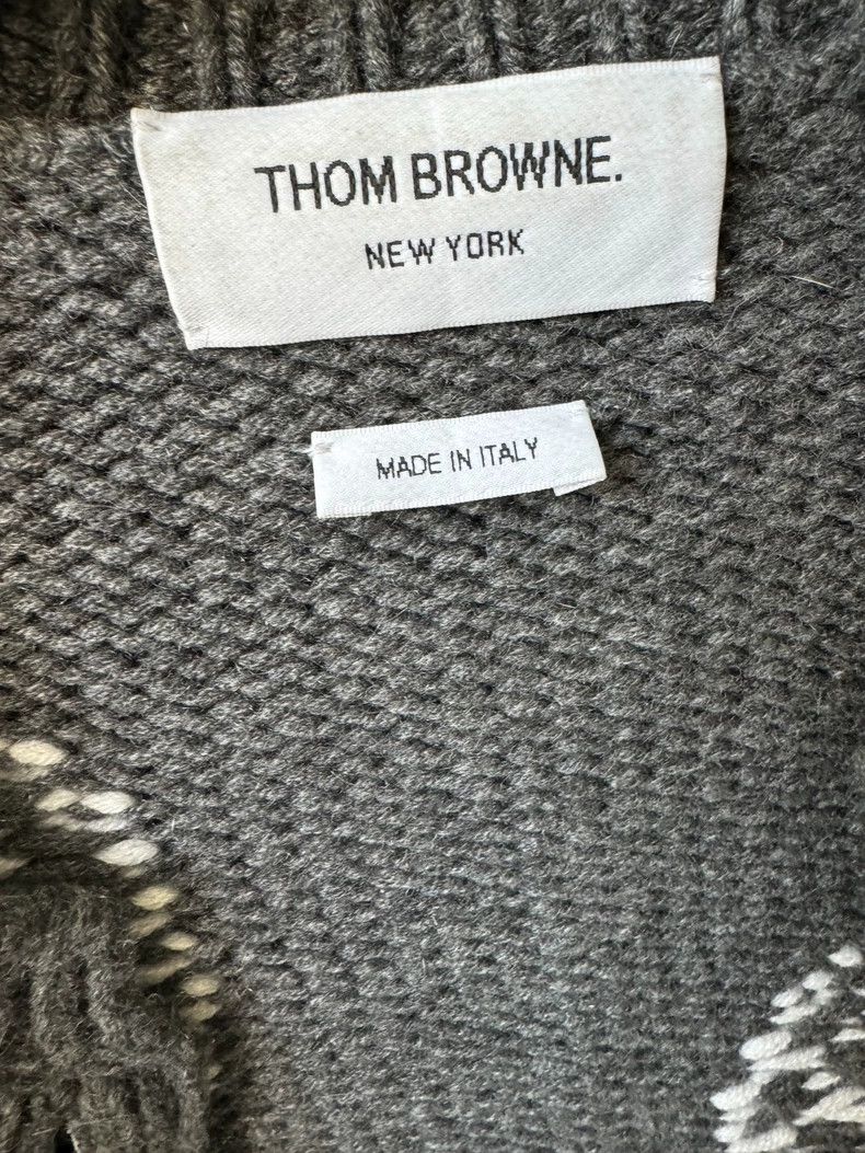 Thom Browne Thom Browne Gray Lobster Wool Cardigan - dmc Size US M / EU 48-50 / 2 - 3 Thumbnail