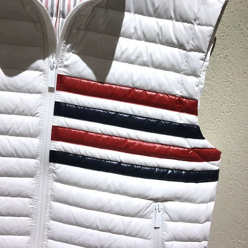 Thom Browne Thom Browne White Down Vest - dmc Size US XL / EU 56 / 4 - 2 Thumbnail
