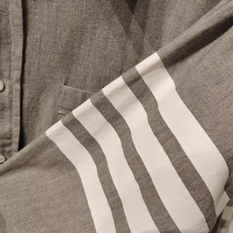 Thom Browne Thom Browne TB Cotton Button-Up Shirt - dmc Size US M / EU 48-50 / 2 - 7 Thumbnail