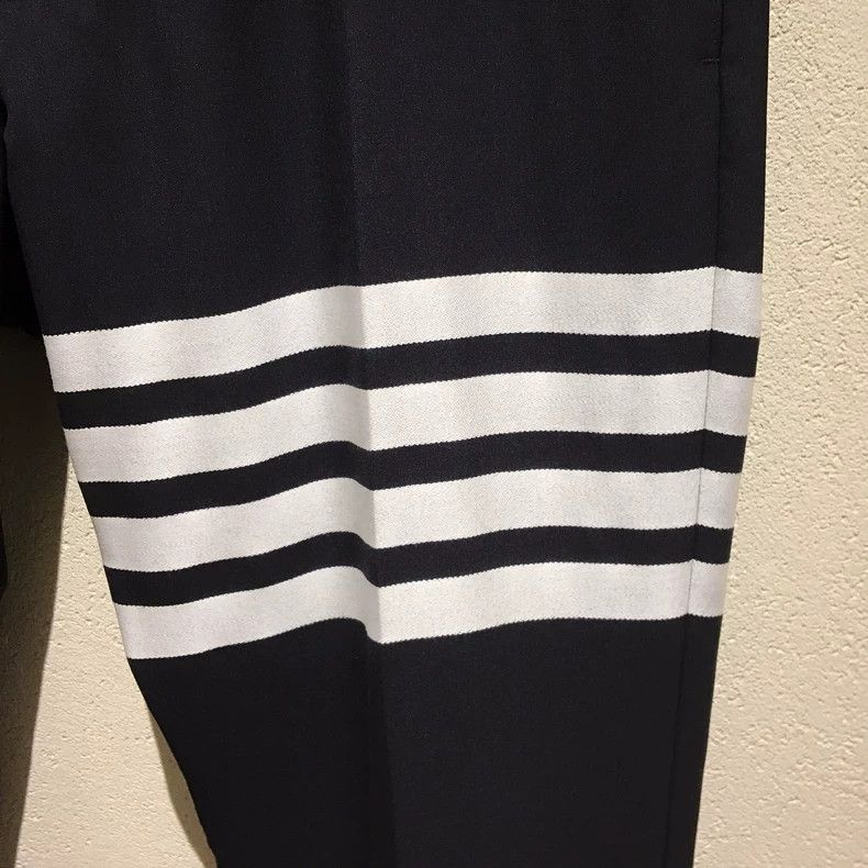 Thom Browne Thom Browne Wool Classic Stripe Trousers - dmc Size US 30 / EU 46 - 3 Thumbnail