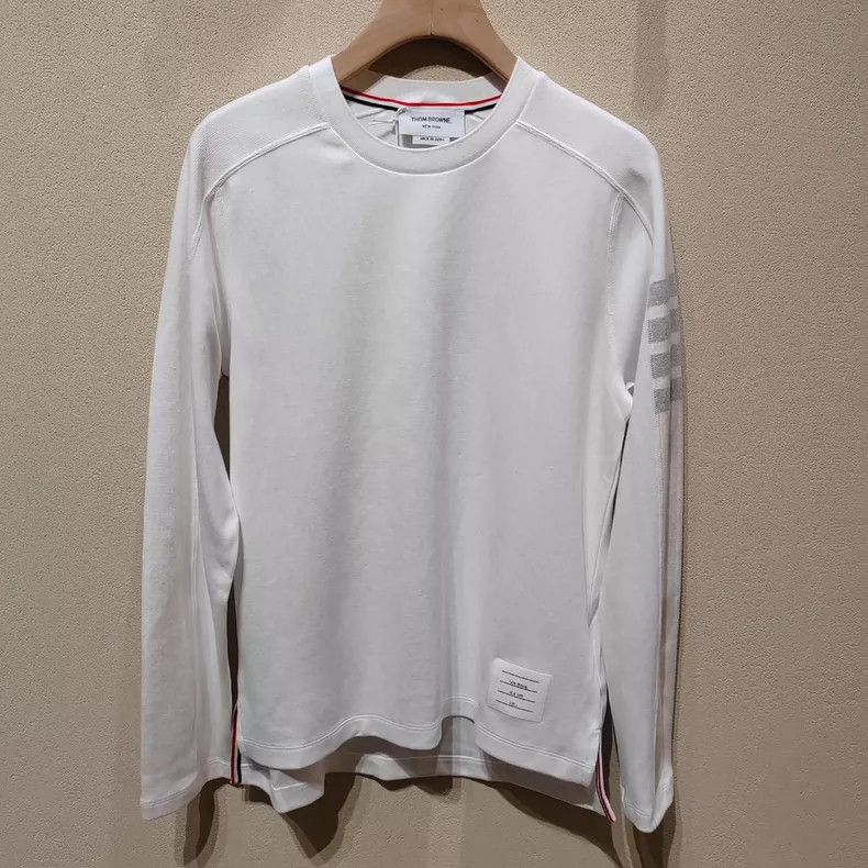 Thom Browne Thom Browne TB Long Sleeve T-shirt - dmc Size US XS / EU 42 / 0 - 2 Thumbnail