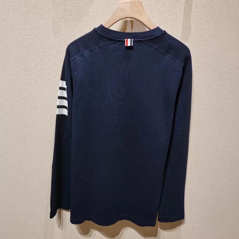 Thom Browne Thom Browne TB Long Sleeve T-shirt - dmc Size US M / EU 48-50 / 2 - 4 Thumbnail