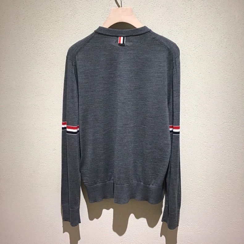 Thom Browne Thom Browne Wool Crewneck Sweater - dmc Size US M / EU 48-50 / 2 - 2 Thumbnail