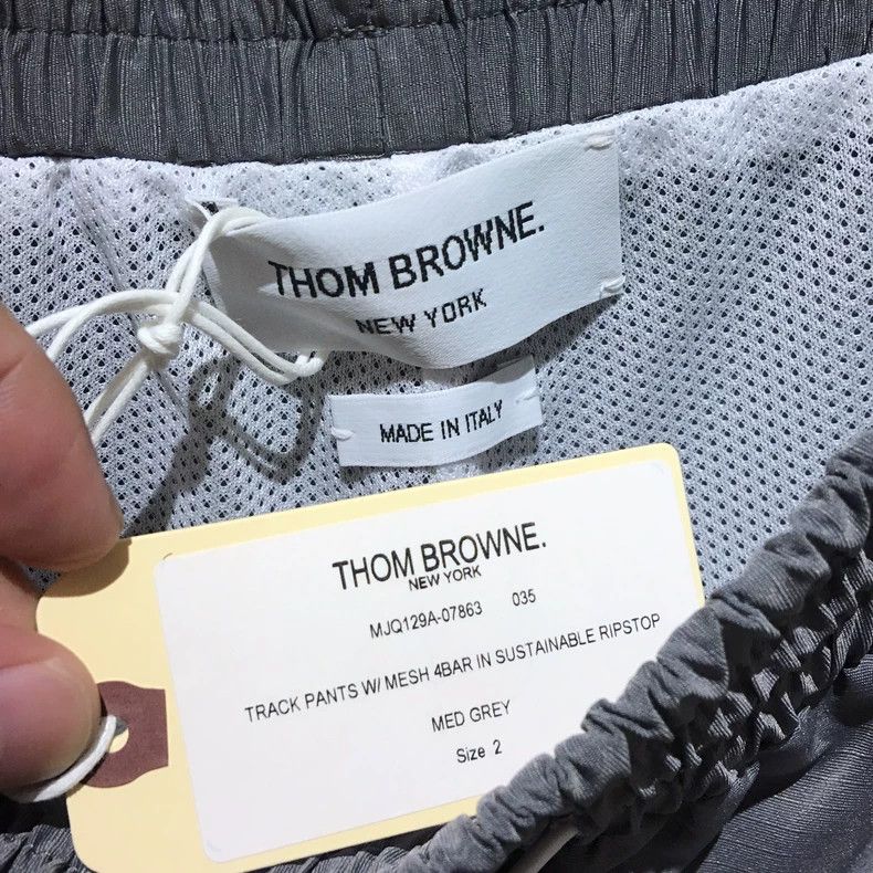 Thom Browne Thom Browne Nylon Mesh Stripe Sweatpants - dmc Size US 30 / EU 46 - 3 Thumbnail