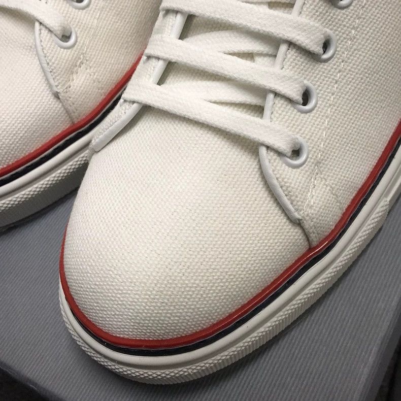 Thom Browne Thom Browne TB Canvas Lowtop Sneakers - dmc Size US 9.5 / EU 42-43 - 4 Thumbnail