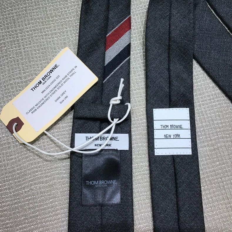 Thom Browne Thom Browne Wool Necktie - dmc Size ONE SIZE - 2 Thumbnail