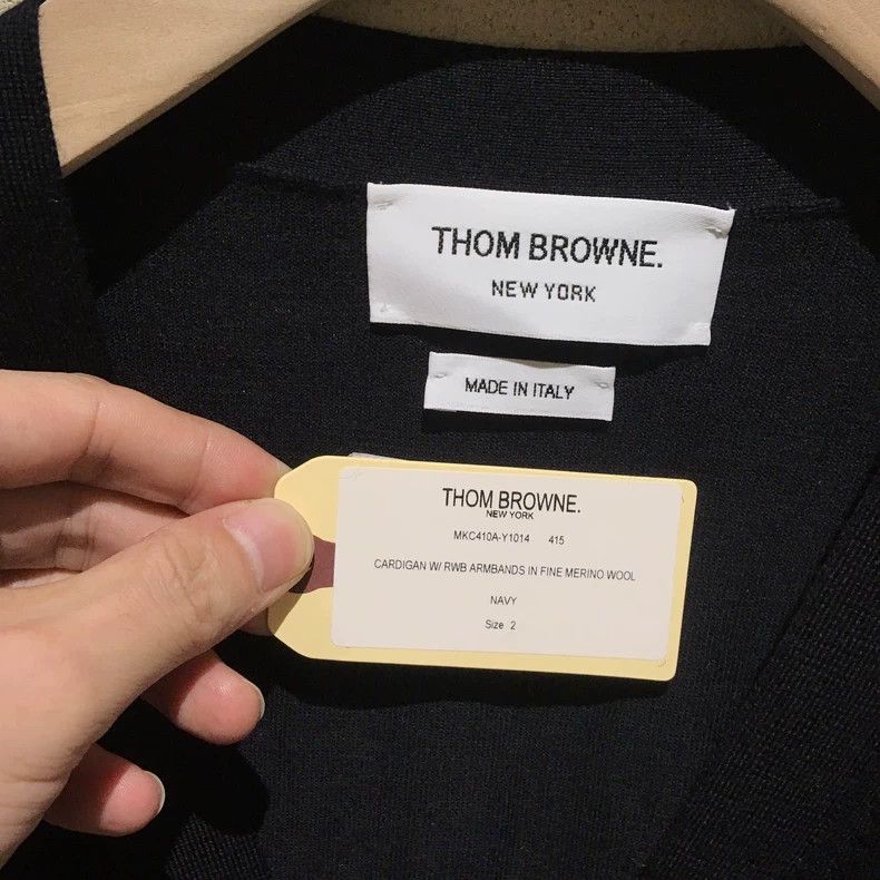 Thom Browne Thom Browne TB Wool Cardigan Navy - dmc Size US M / EU 48-50 / 2 - 4 Thumbnail