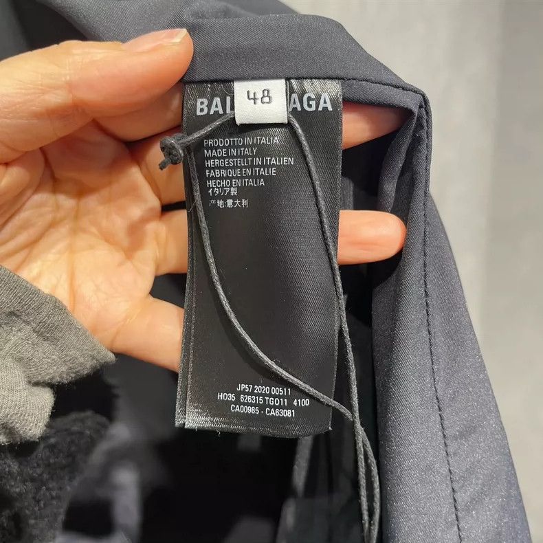 Balenciaga Balenciaga Embroidered Logo Windbreaker - dmc Size US XXL / EU 58 / 5 - 4 Thumbnail
