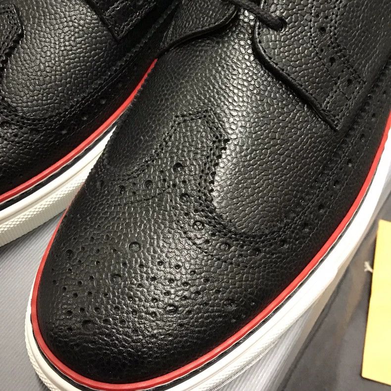 Thom Browne Thom Browne TB Leather Brogue Sneakers - dmc Size US 10.5 / EU 43-44 - 3 Thumbnail