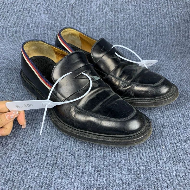 Gucci Gucci Black Leather Formal Shoes - dmc Size US 7.5 / EU 40-41 - 3 Thumbnail