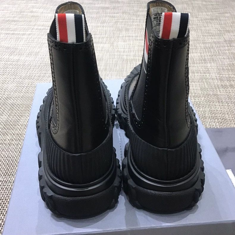Thom Browne Thom Browne TB Chelsea Leather Boots - dmc Size US 6 / EU 39 - 5 Thumbnail