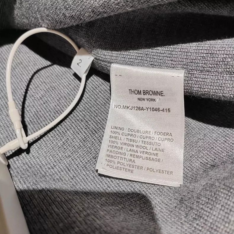 Thom Browne Thom Browne Striped Hooded Puffer Jacket - dmc Size US M / EU 48-50 / 2 - 6 Thumbnail