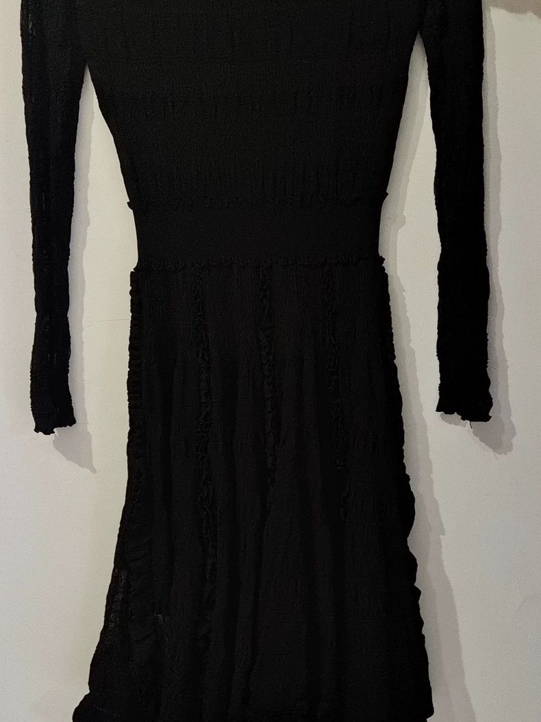Alexander McQueen Alexander McQueen Black Long Sleeve Dress - dmc Size US S / EU 44-46 / 1 - 8 Thumbnail