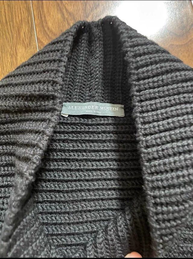 Alexander McQueen Alexander McQueen Black Wool Cardigan - dmc Size US M / EU 48-50 / 2 - 4 Thumbnail