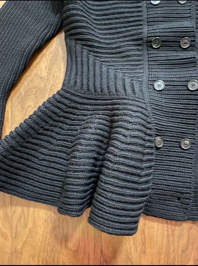 Alexander McQueen Alexander McQueen Black Wool Cardigan - dmc Size US M / EU 48-50 / 2 - 5 Thumbnail
