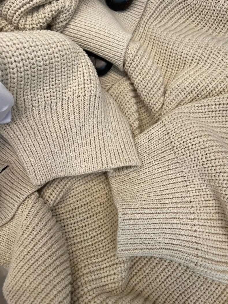 Maison Margiela MM6 Beige Cotton Hooded Sweater - dmc Size US S / EU 44-46 / 1 - 4 Thumbnail