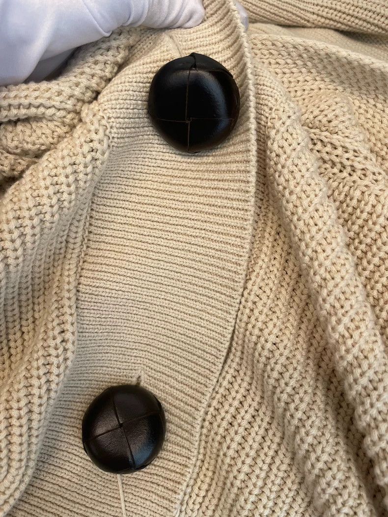 Maison Margiela MM6 Beige Cotton Hooded Sweater - dmc Size US S / EU 44-46 / 1 - 9 Thumbnail