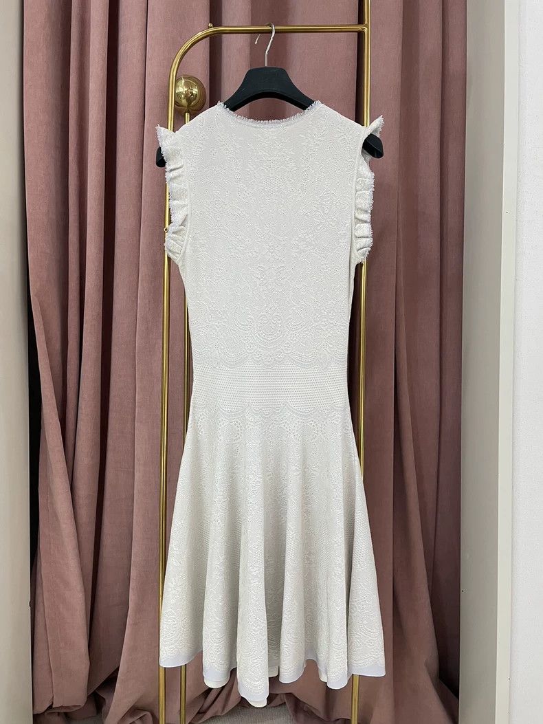 Alexander McQueen Alexander McQueen Beige Sleeveless Dress - dmc Size US S / EU 44-46 / 1 - 2 Thumbnail