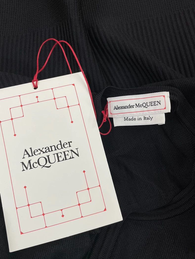 Alexander McQueen Alexander McQueen Black Mesh Panel Cardigan - dmc Size US S / EU 44-46 / 1 - 4 Thumbnail
