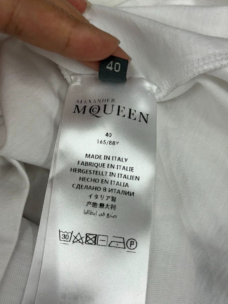 Alexander McQueen Alexander McQueen White Ruffle Short Sleeve Top - dmc Size US M / EU 48-50 / 2 - 6 Thumbnail