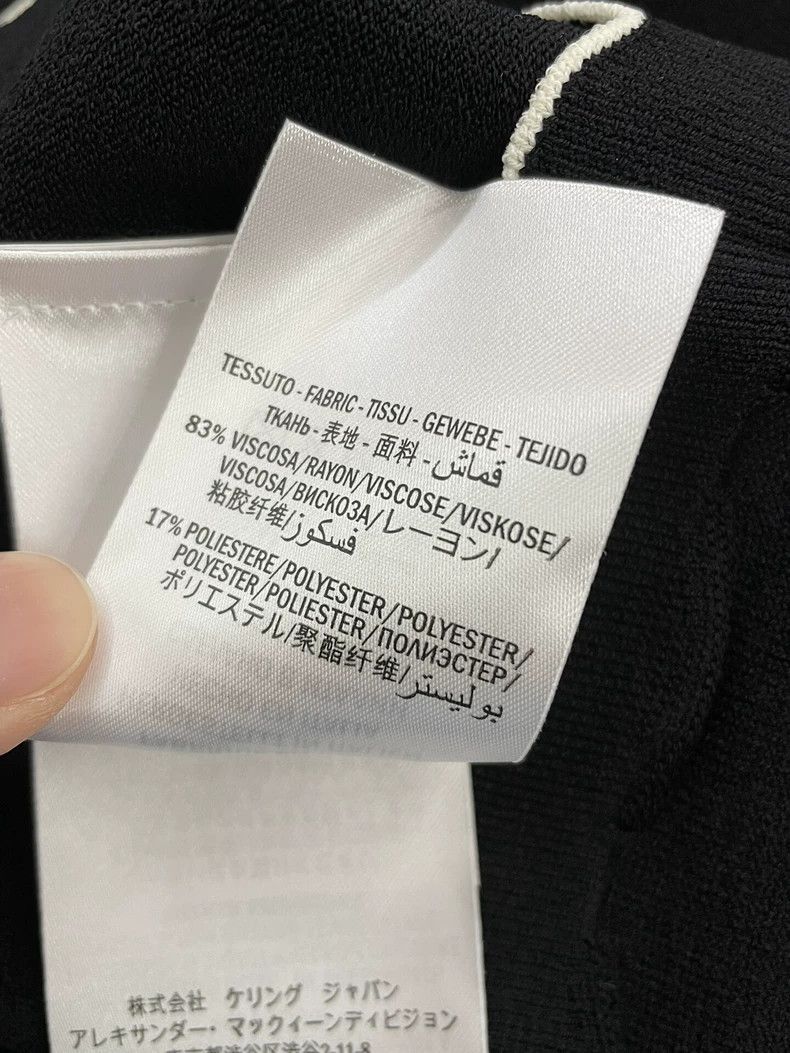 Alexander McQueen Alexander McQueen Black Knit Long-Sleeve Top - dmc Size US L / EU 52-54 / 3 - 5 Thumbnail