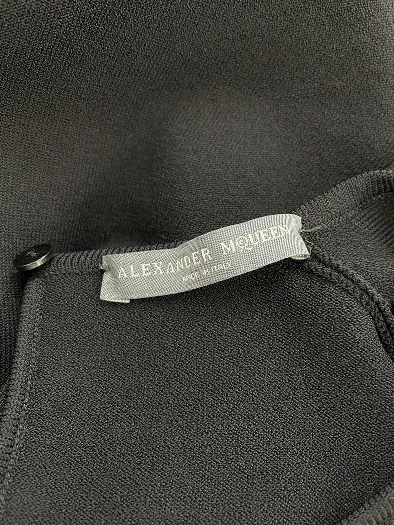Alexander McQueen Alexander McQueen Black Knit Long-Sleeve Top - dmc Size US L / EU 52-54 / 3 - 3 Thumbnail