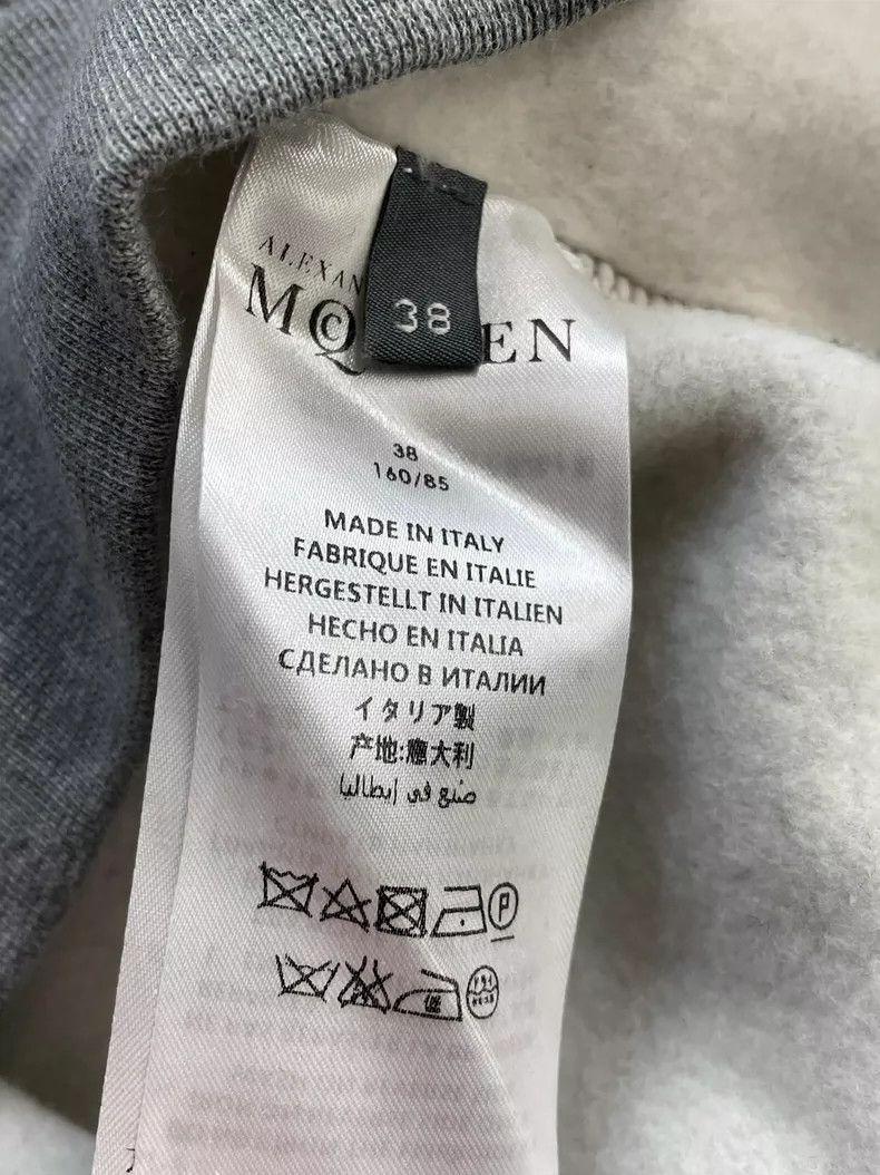 Alexander McQueen Alexander McQueen Grey Sequin Butterfly Sweatshirt - dmc Size US M / EU 48-50 / 2 - 5 Thumbnail